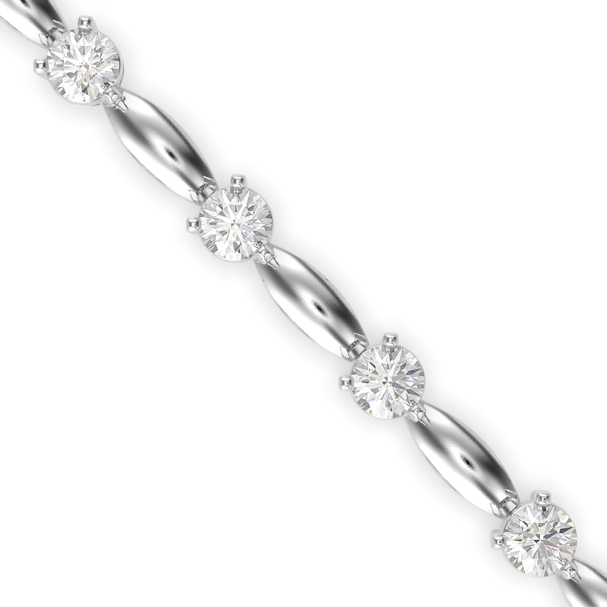 Palisade Tennis Diamond Bracelet-Silver
