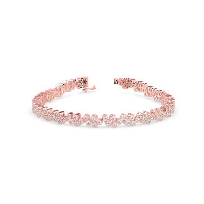 Duchess Diamond Tennis Bracelet-Rose Gold