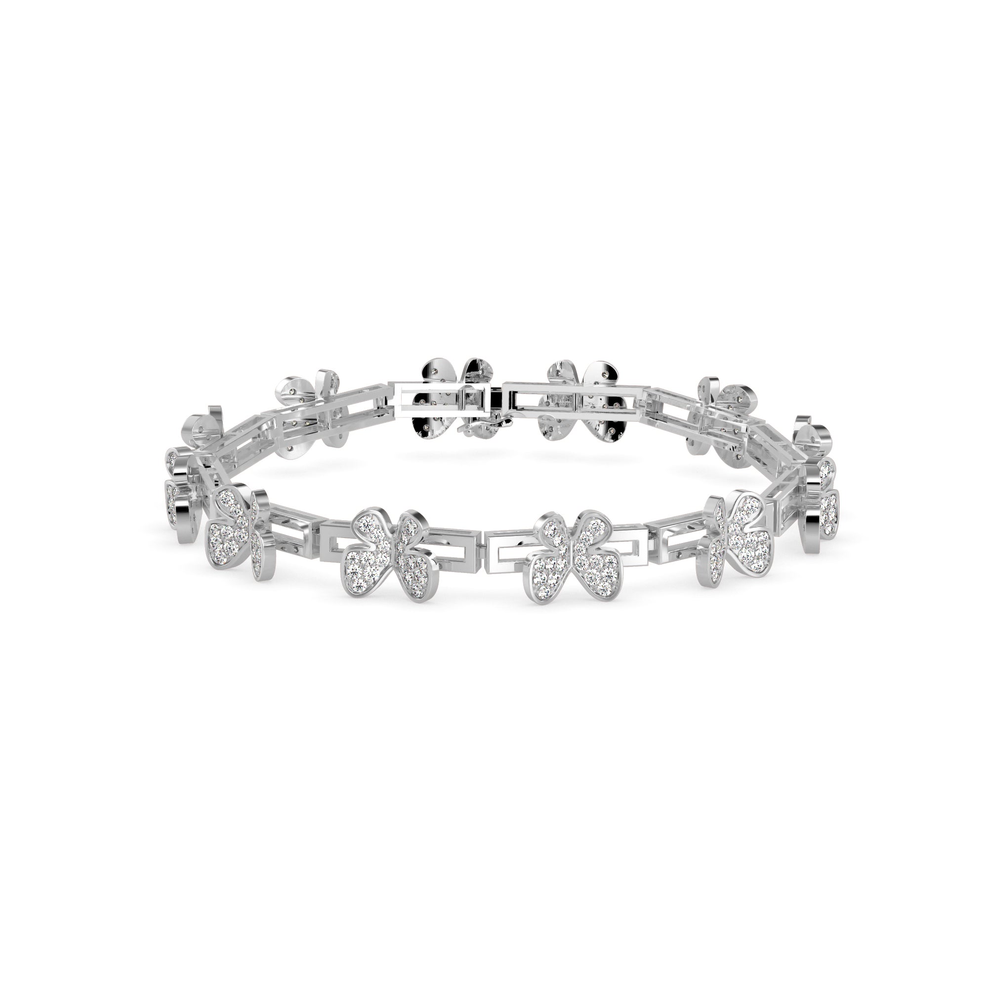 Seraph Tennis Diamond Bracelet-Silver
