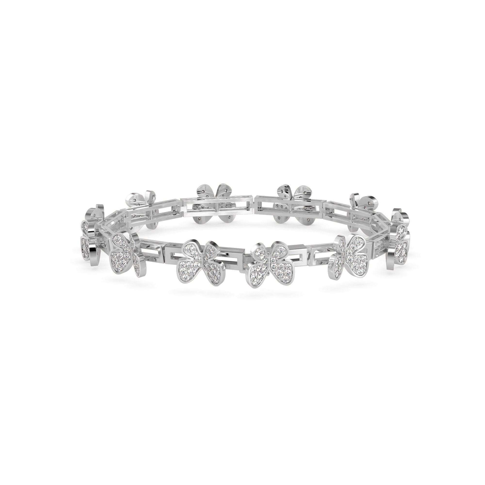 Seraph Tennis Diamond Bracelet-Silver