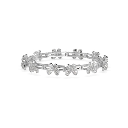 Seraph Tennis Diamond Bracelet-Silver