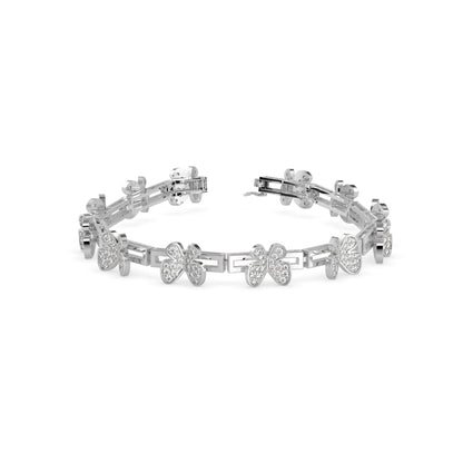 Seraph Tennis Diamond Bracelet-Silver