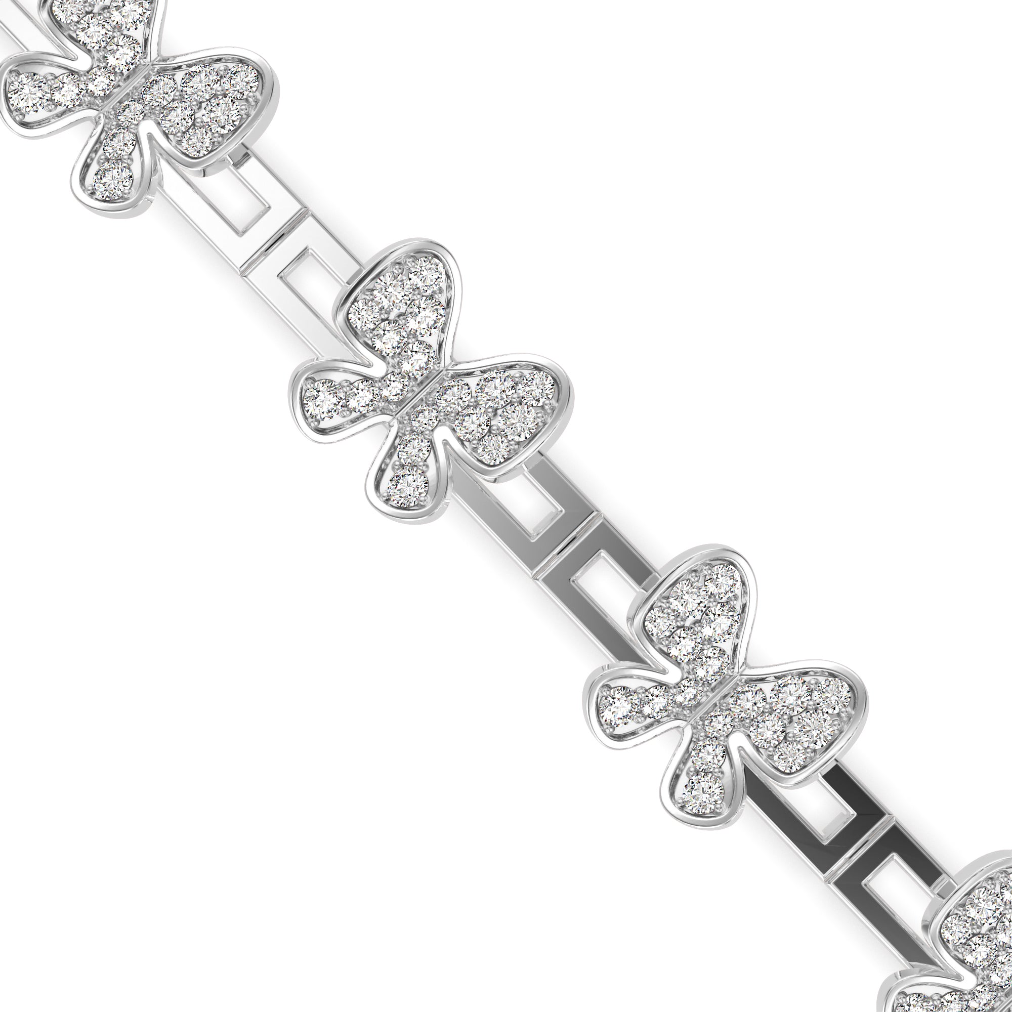 Seraph Tennis Diamond Bracelet-Silver