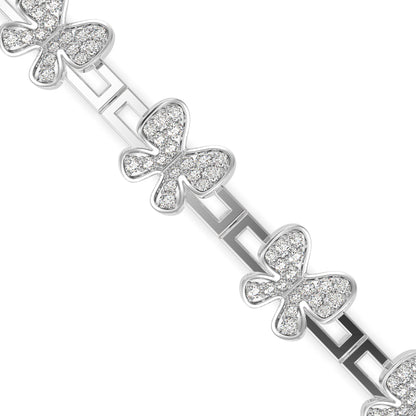 Seraph Tennis Diamond Bracelet-Silver