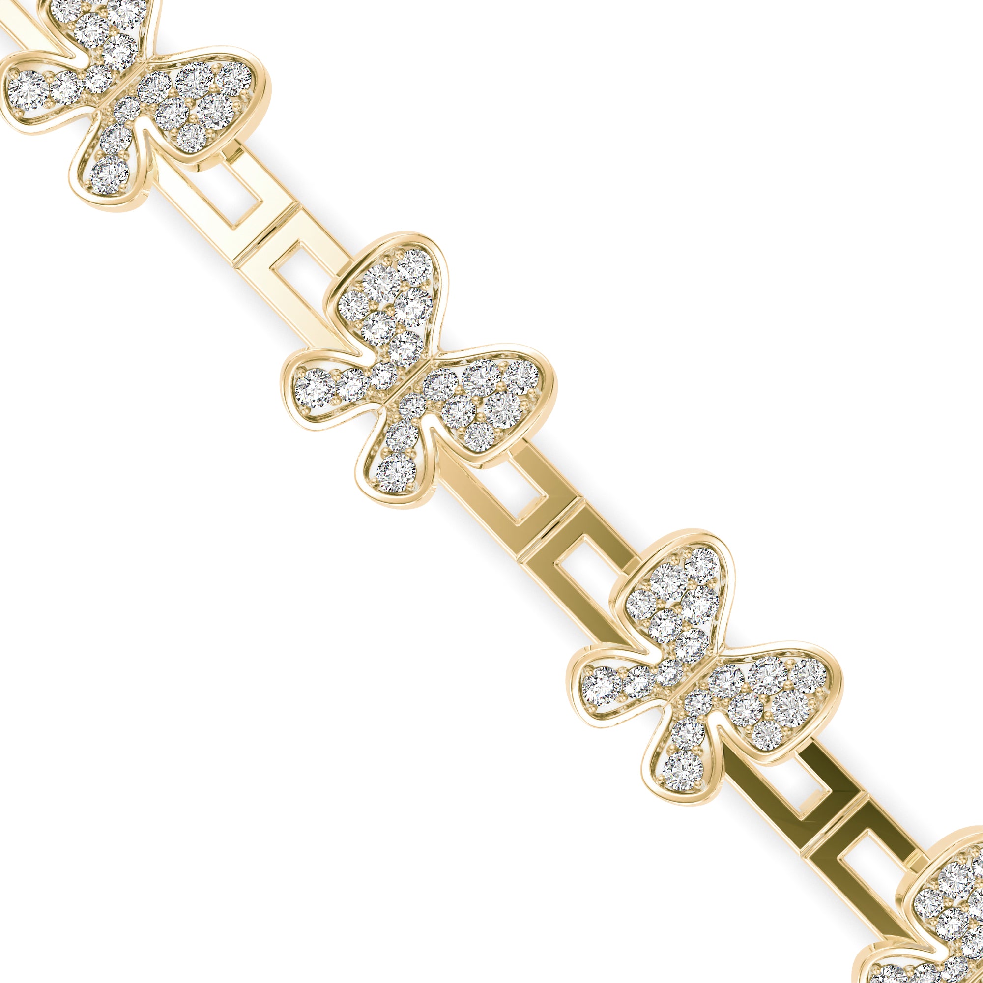 Seraph Tennis Diamond Bracelet-Golden