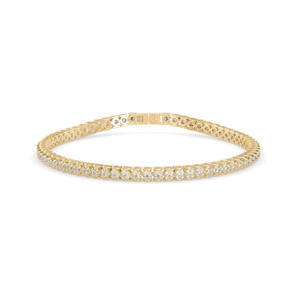 Orana Tennis Diamond Bracelet-Golden