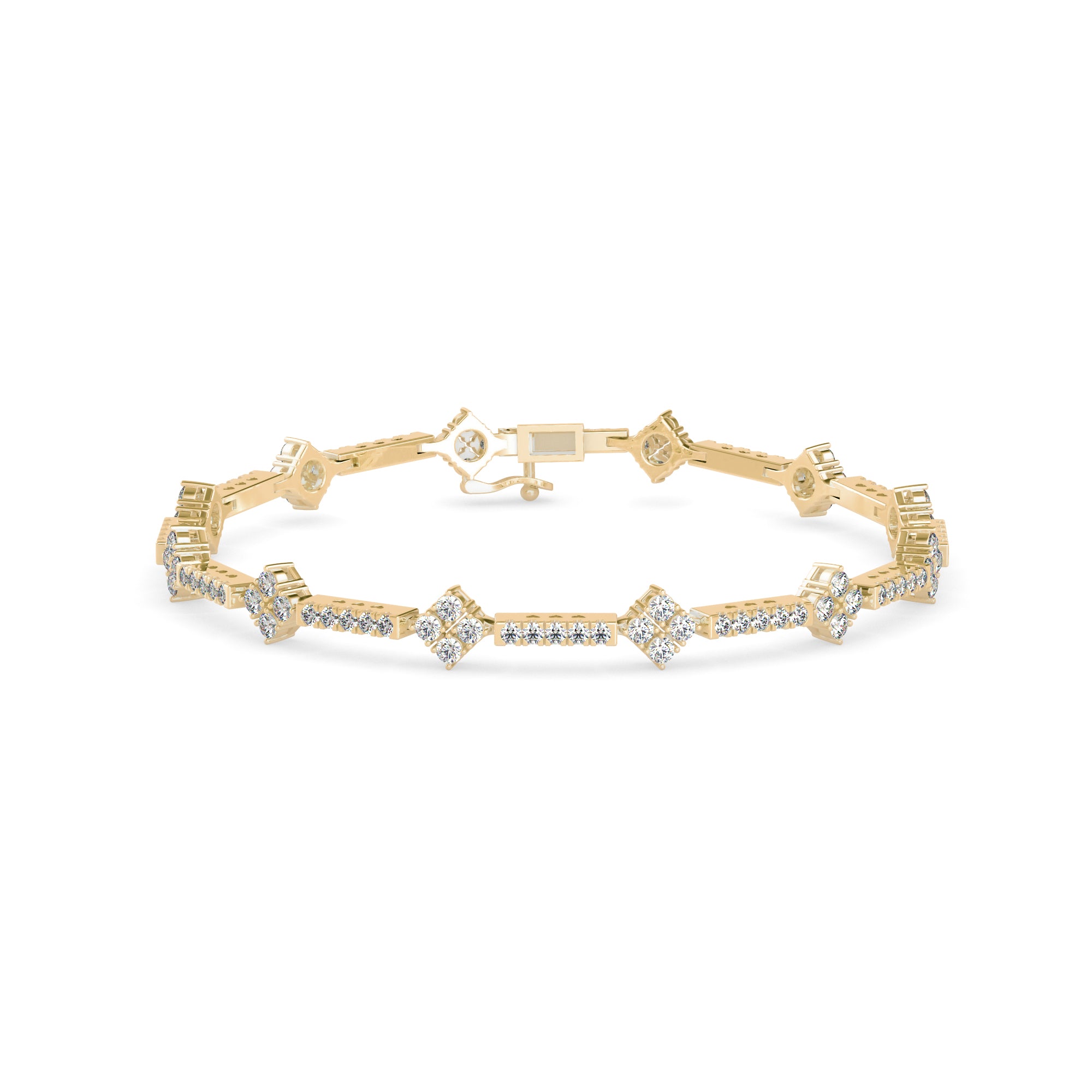 Oshun Diamond Tennis Bracelet- golden