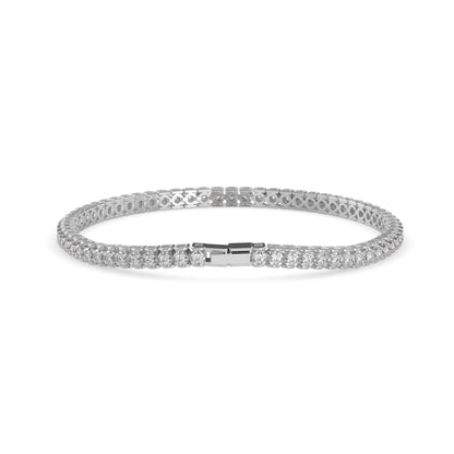 Orana Tennis Diamond Bracelet-Silver
