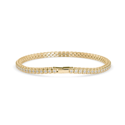 Orana Tennis Diamond Bracelet-Golden