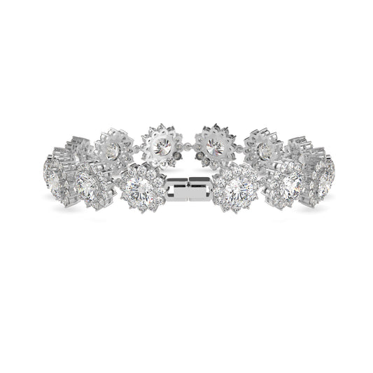 Luscious Diamond Tennis Bracelet-Silver