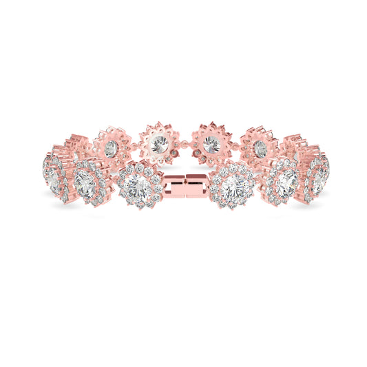 Luscious Diamond Tennis Bracelet-Rose Gold