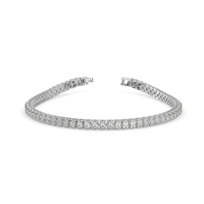 Orana Tennis Diamond Bracelet-Silver