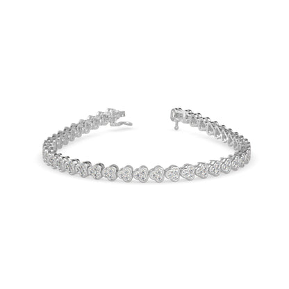 Eclat Diamond Tennis Bracelet-Silver