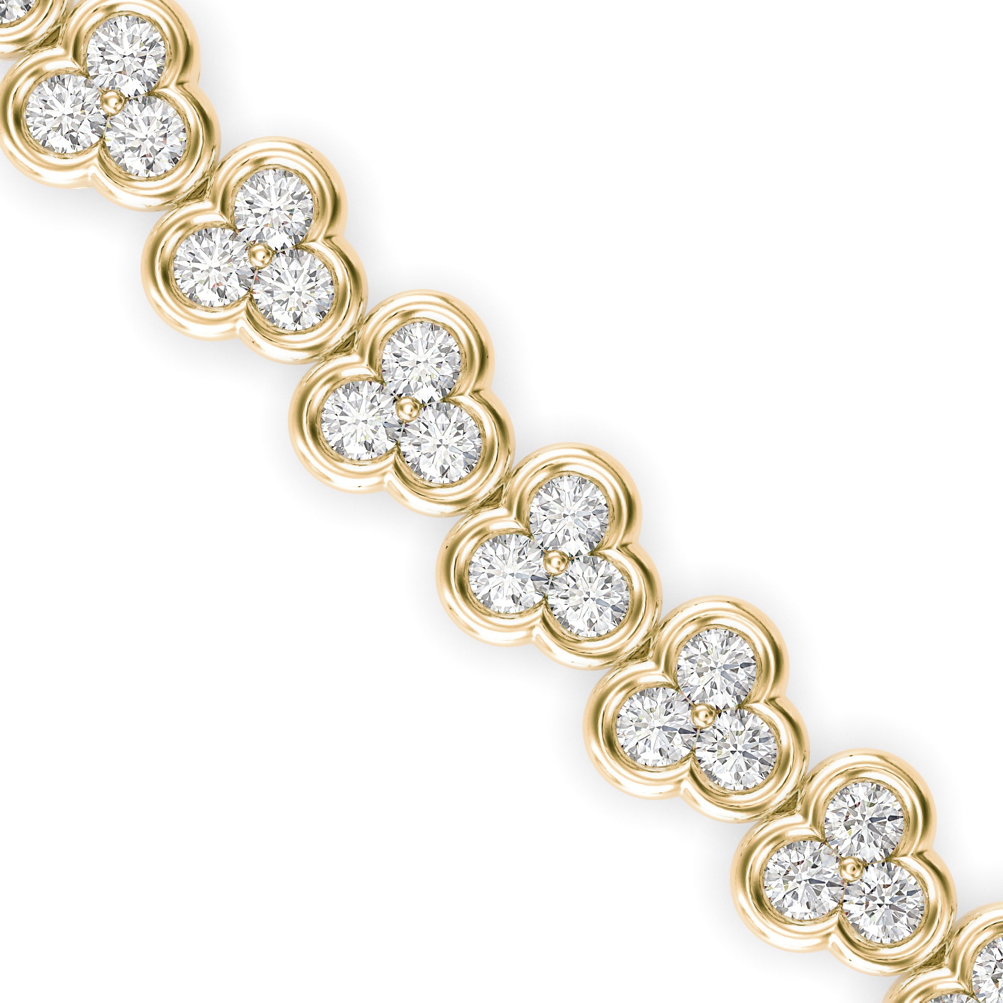 Eclat Diamond Tennis Bracelet- Golden