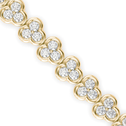 Eclat Diamond Tennis Bracelet- Golden