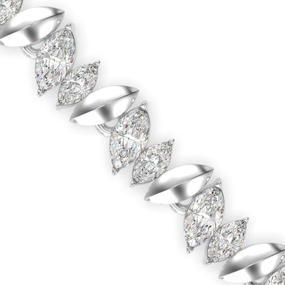 Skye Diamond Tennis Bracelet-Silver