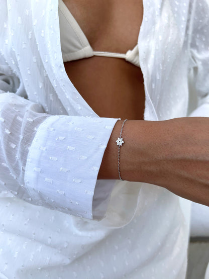 Glima Magen David Bracelet – 14K Gold or Sterling Silver Jewish Star Charm