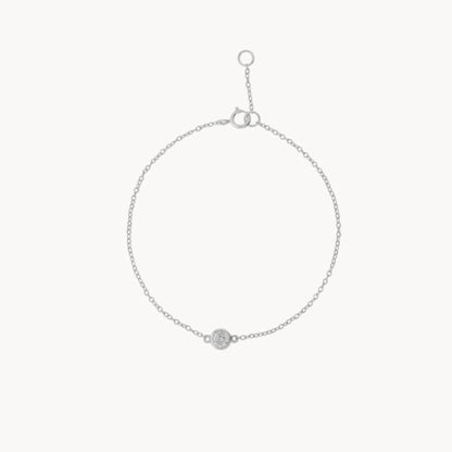 Glima Dainty CZ Bracelet – Minimalist Gold & Silver Charm