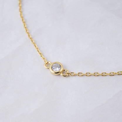 Glima Diamond Bracelet – Dainty Adjustable Gold Gift for Her