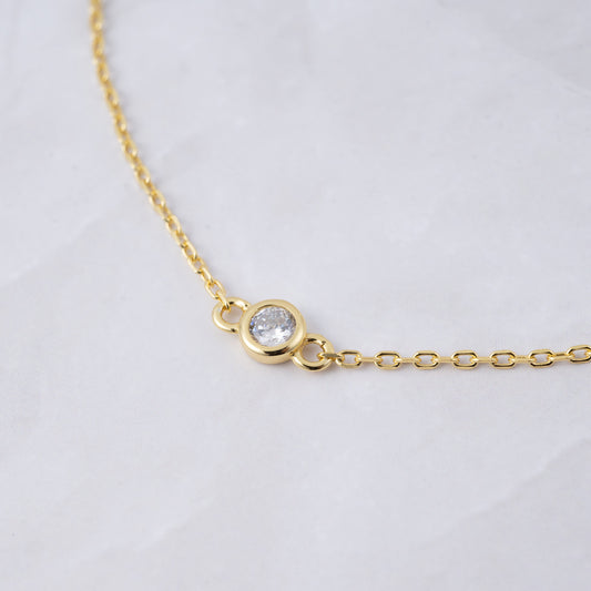 Glima Diamond Bracelet – Dainty Adjustable Gold Gift for Her