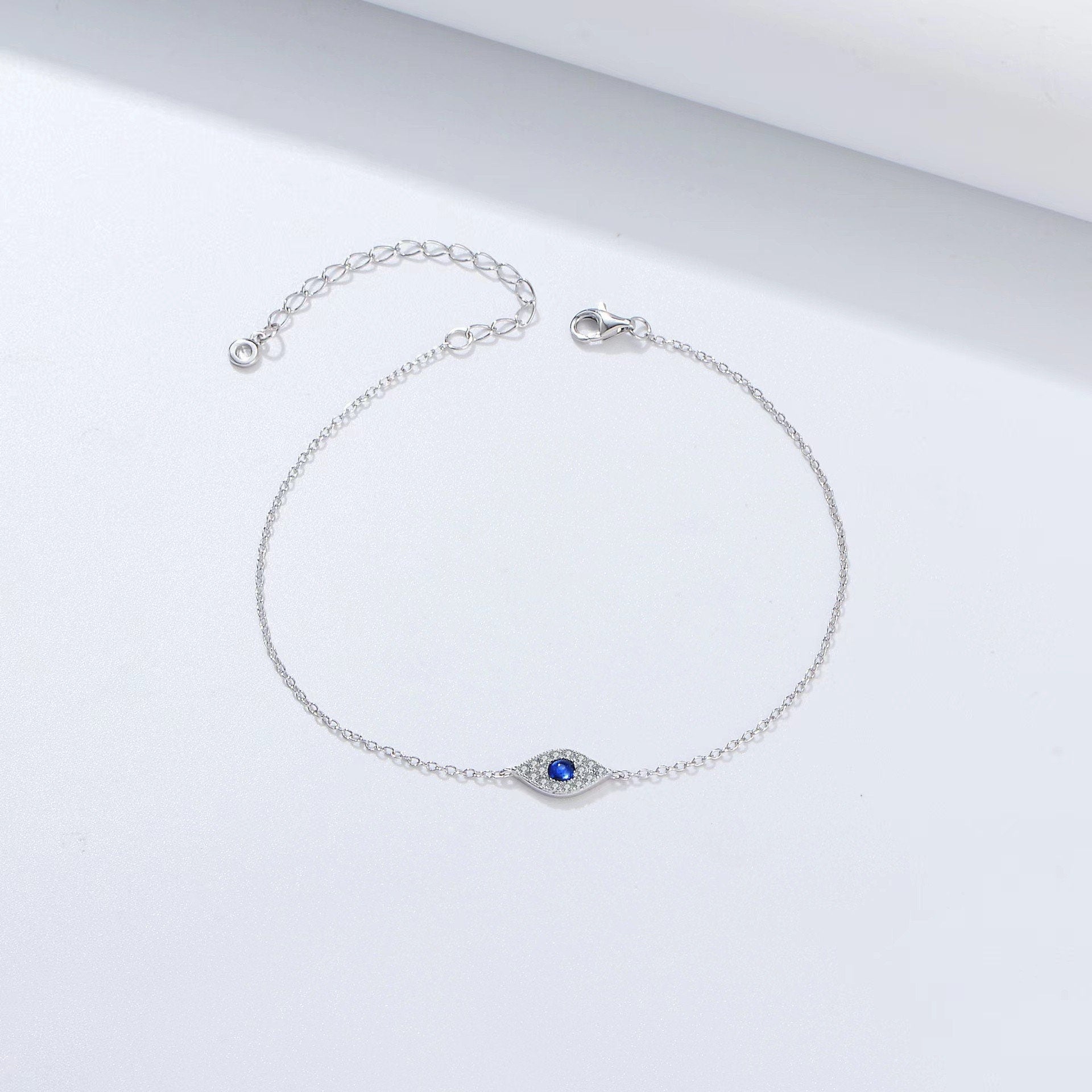 Glima Evil Eye Bracelet – 18K Gold Plated Sterling Silver Gift for Her