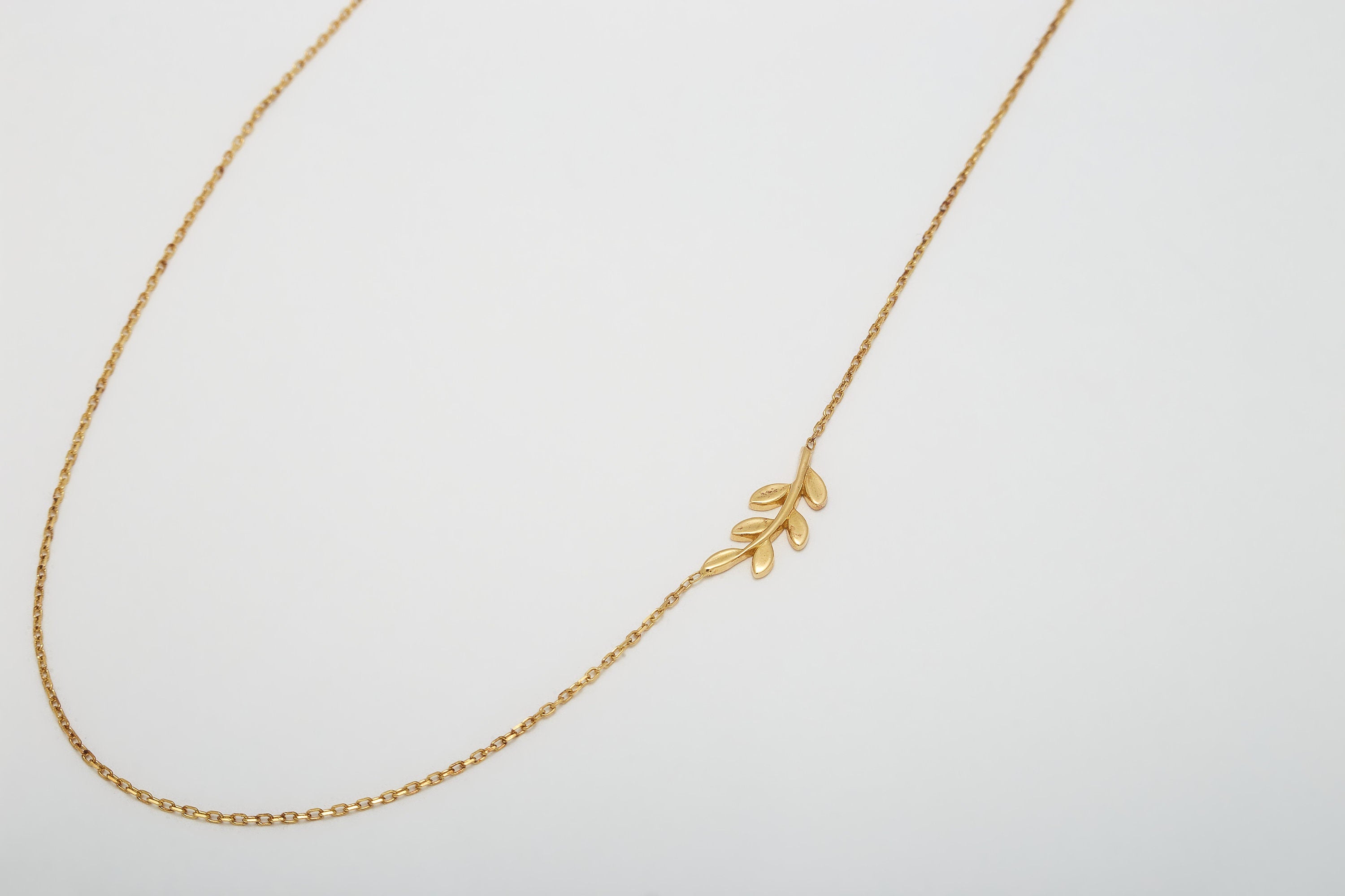 Glima Gold & Silver Leaf Necklace for Women