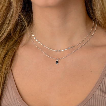 Glima Layered Sterling Silver Necklace Set