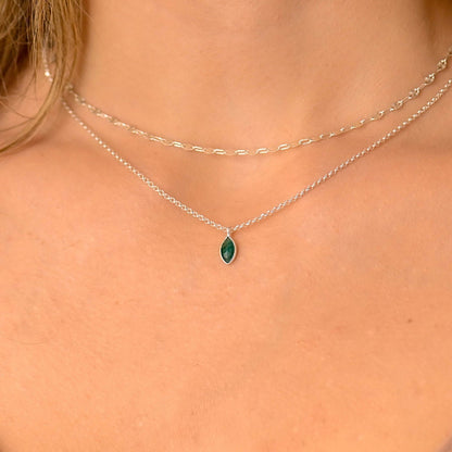 Glima Layered Sterling Silver Necklace Set