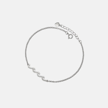 Glima Ocean Wave Bracelet – Dainty Gold & Silver Friendship Charm