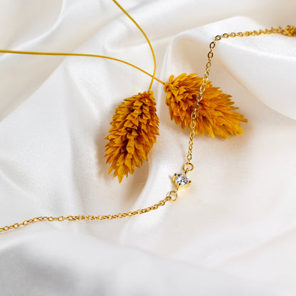 Glima Solitaire Diamond Bracelet for Women - Dainty & Elegant