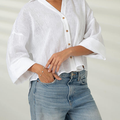 Glima Flower Bracelet – Dainty Gold & Sterling Silver, Everyday Gift