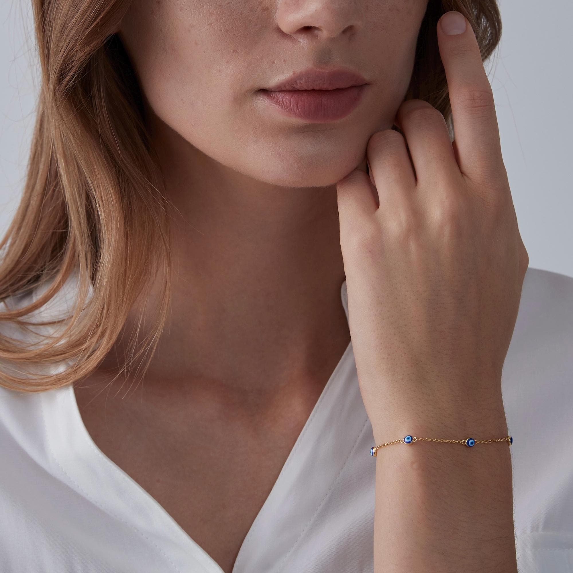 Glima Turkish Evil Eye Bracelet – Sterling Silver Nazar Charm Gift