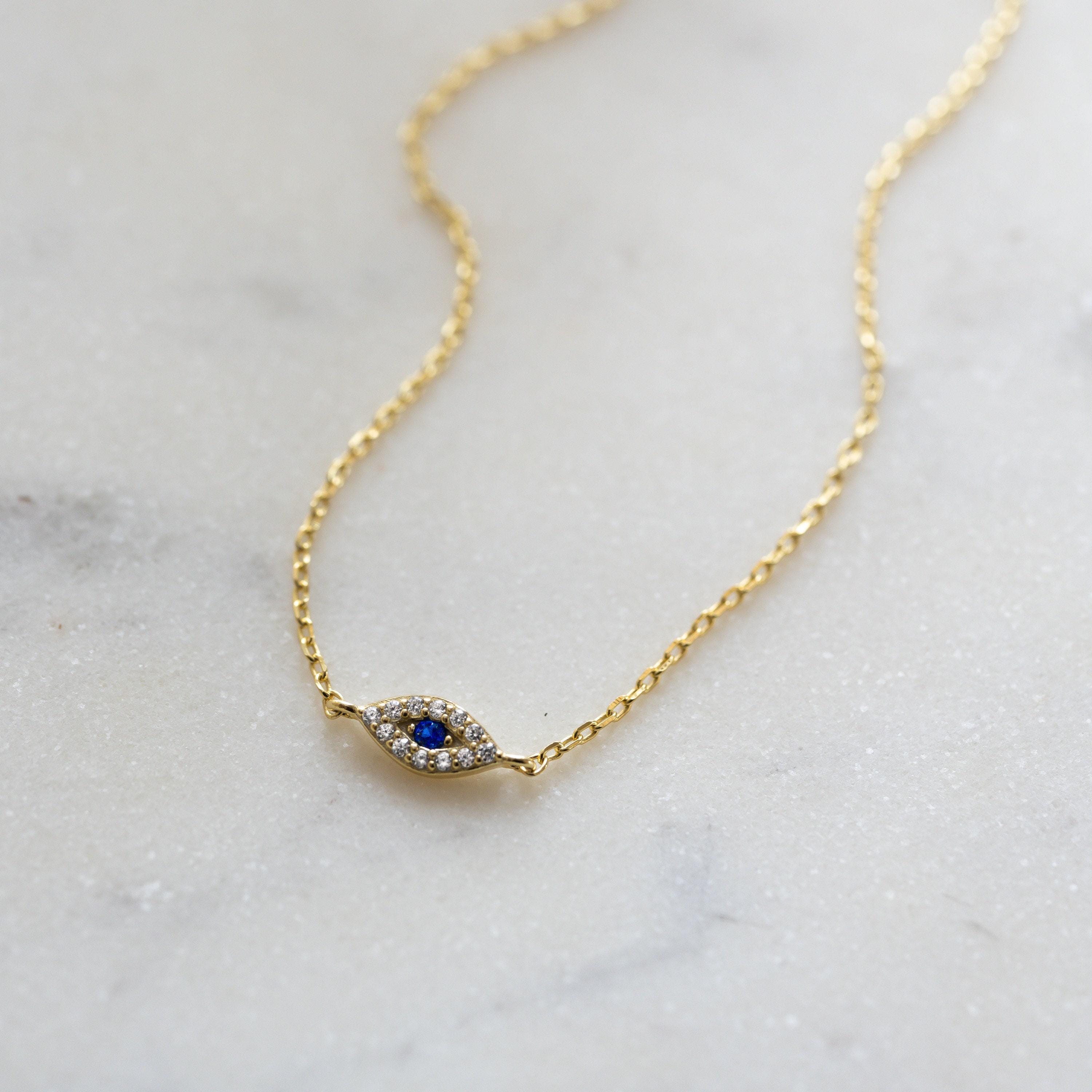 Glima Evil Eye Bracelet – Dainty Adjustable Protection Charm for Her