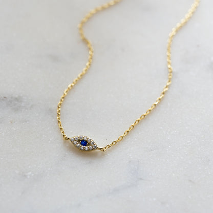 Glima Evil Eye Bracelet – Dainty Adjustable Protection Charm for Her