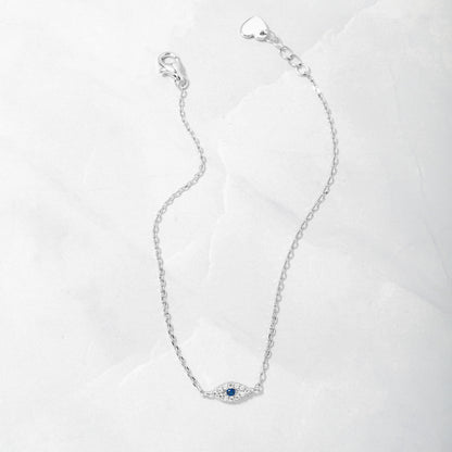 Glima Evil Eye Bracelet – Dainty Adjustable Protection Charm for Her