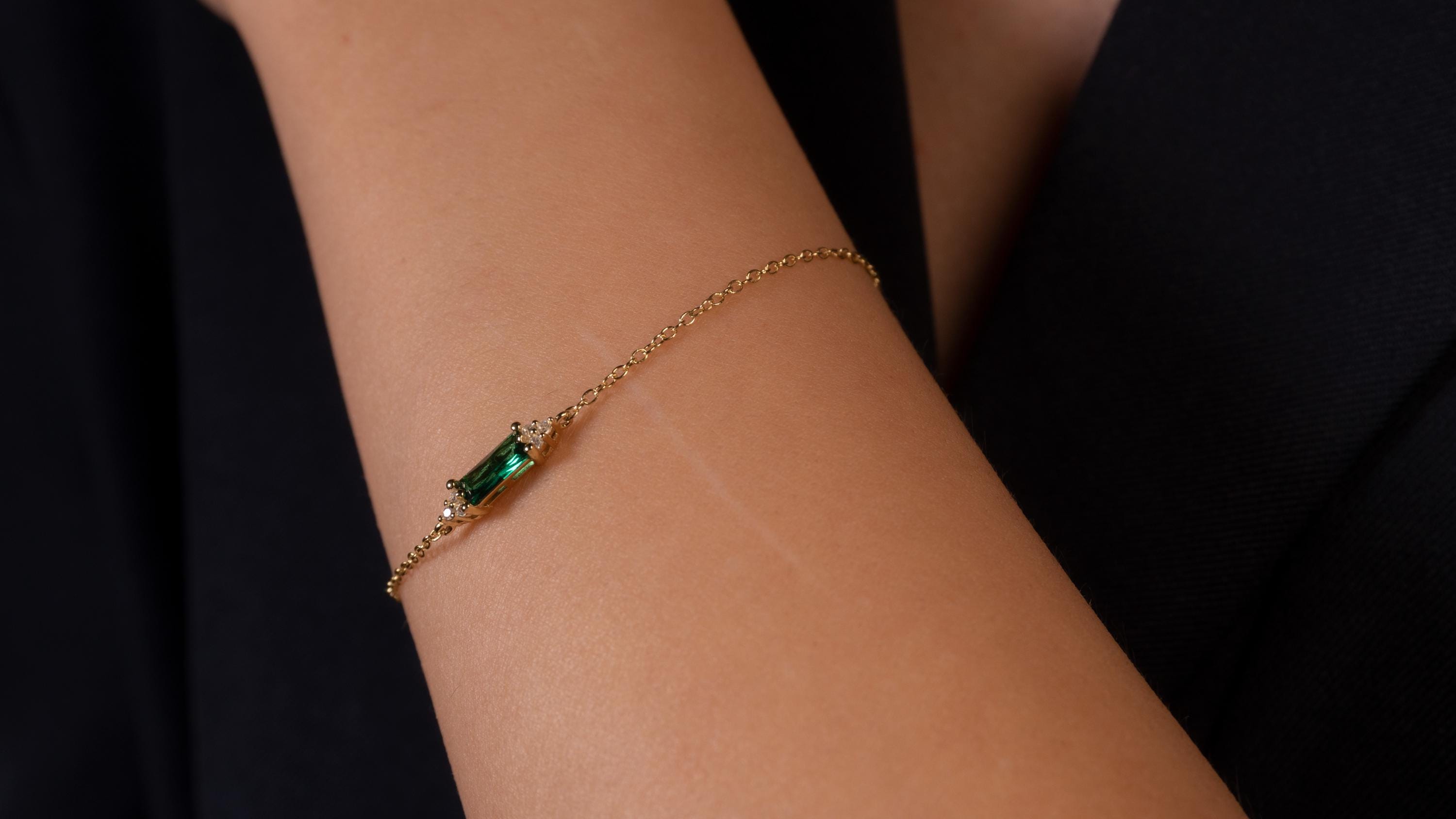 Glima Gold & Silver Charm Bracelet – Dainty Sterling Minimalist Jewelry