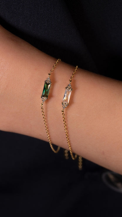 Glima Gold & Silver Charm Bracelet – Dainty Sterling Minimalist Jewelry