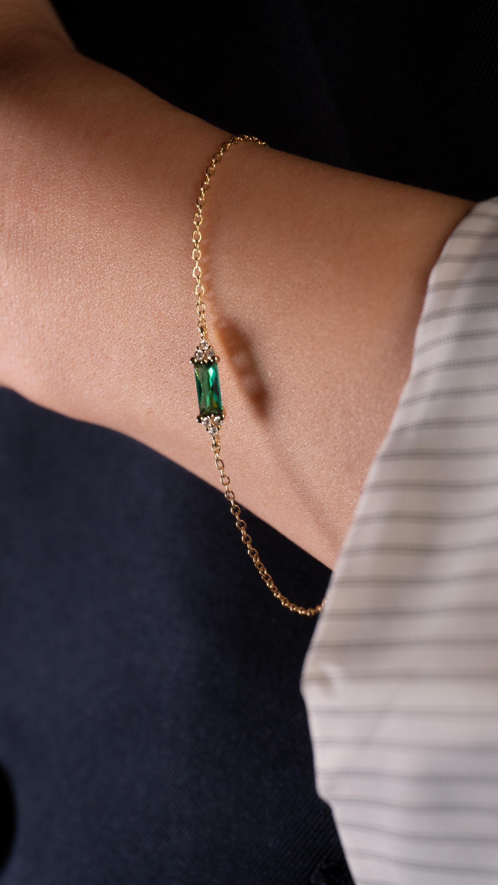 Glima Gold & Silver Charm Bracelet – Dainty Sterling Minimalist Jewelry