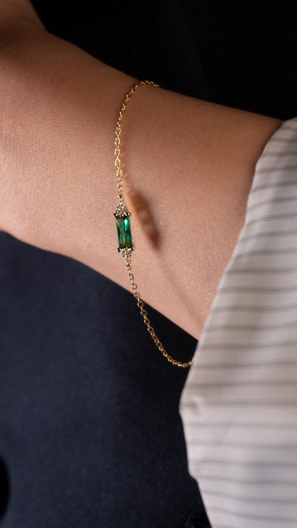 Glima Gold & Silver Charm Bracelet – Dainty Sterling Minimalist Jewelry