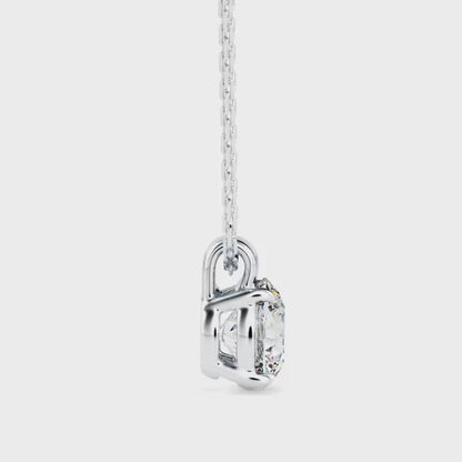 Flit Diamond Solitaire Pendant-Silver
