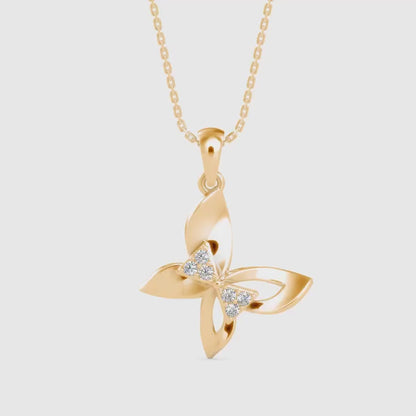 Buckeye Diamond Pendant-Golden