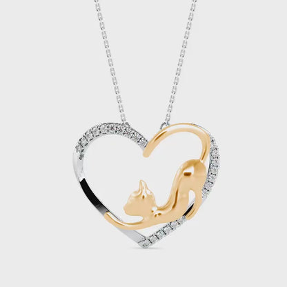 Foal Diamond Pendant-Golden