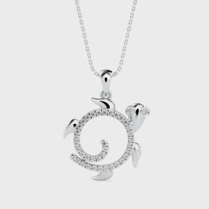 Admirer Diamond Light pendant-Silver