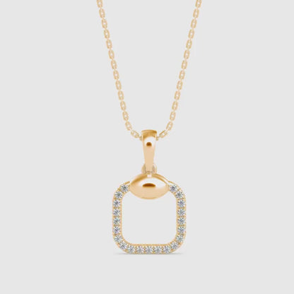 Eager Diamond Pendant-Golden