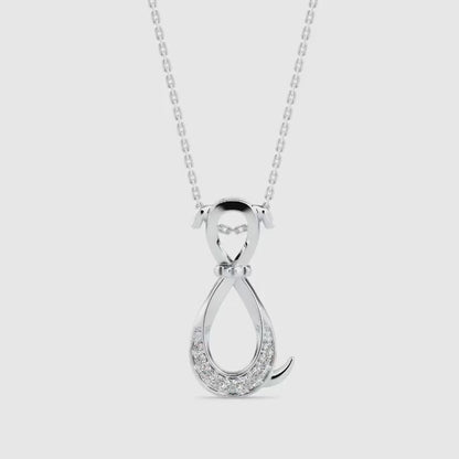 Profusion Charm Diamond Pendant-Silver