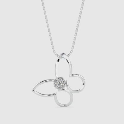 Light Mash Diamond Pendant-Sliver