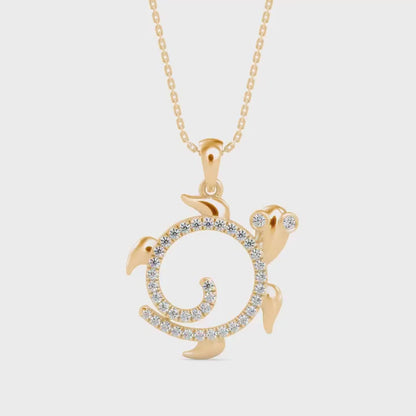 Admirer Diamond Light pendant-Golden