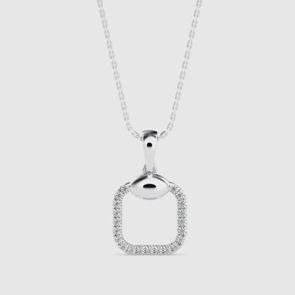 Eager Diamond Pendant-silver