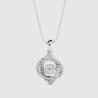 Juliet Diamond Pendant-Sterling Silver