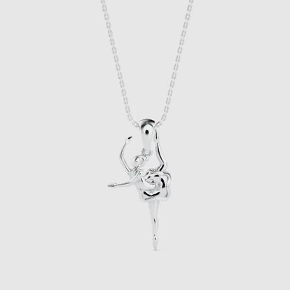 Hoofer Light Diamond Pendant-silver